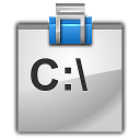 File MS-DOS Application Icon 128x128 png